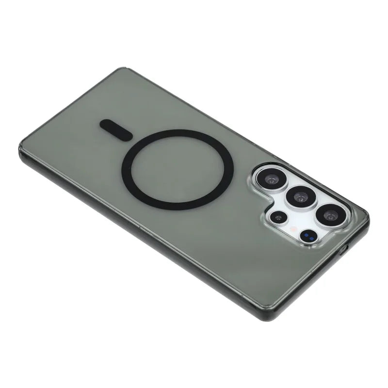 Magnetic Transparent Back Cover for Samsung Galaxy S22 Ultra