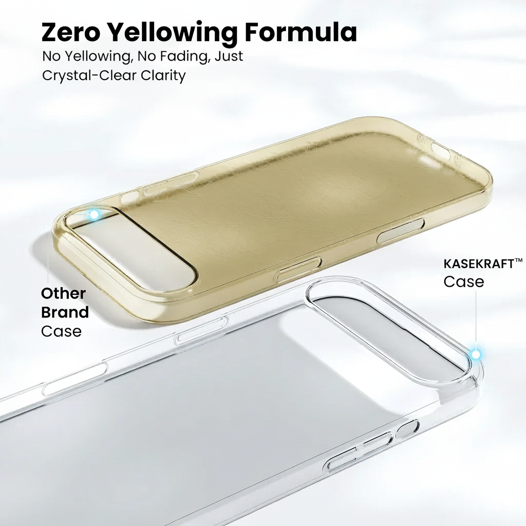 Anti-Yellow Clear Case - 2 Years warranty (Iphone 17 Air)
