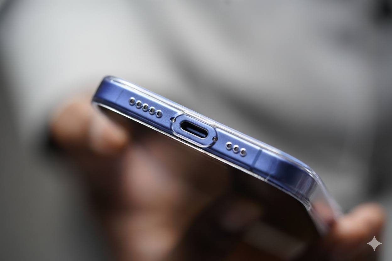 Anti-Yellow Clear Back Cover - 2 Years warranty (Iphone 16)