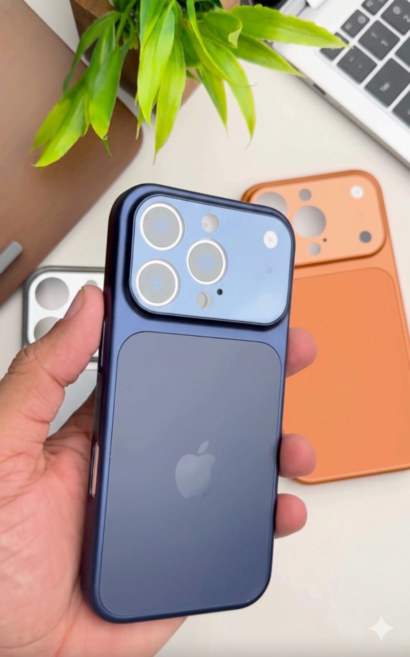 Converter Back Cover - IPhone 16 Pro to IPhone 17 Pro - Blue