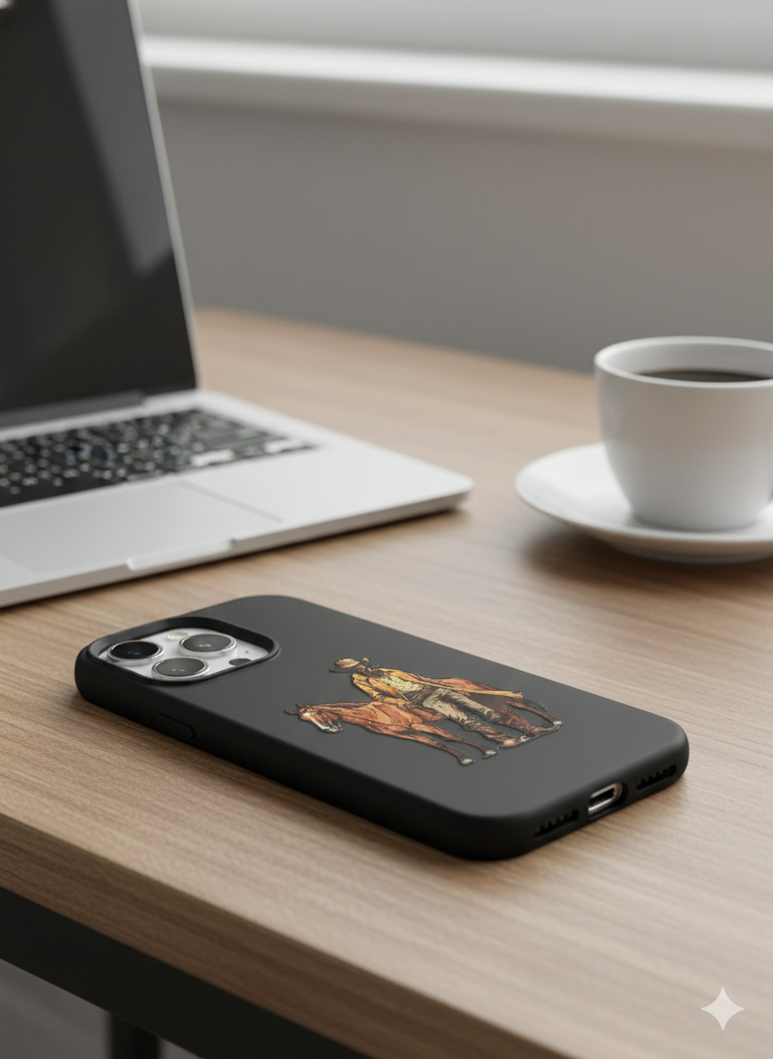 The Outlaw Legend: Frontier Justice Matte Case (Iphone, 13,14,15,13 Pro,14 Pro,15 Pro,16 Pro)