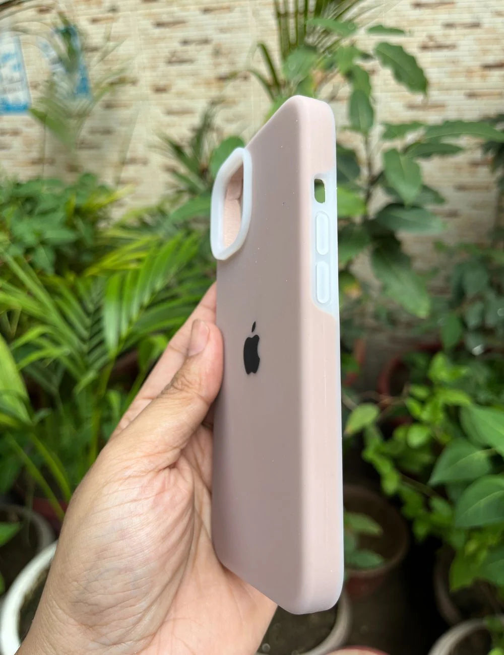 Premium Silicone Back Cover Iphone 14 Pro - Clay