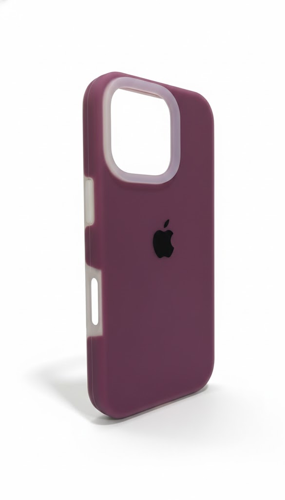 Premium Silicon Back Cover Iphone 13 - Purple