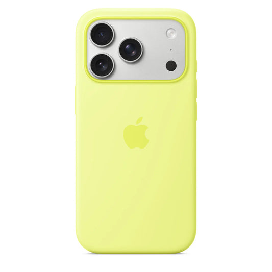 Premium Silicone Back Cover Iphone 17 Pro - Yellow