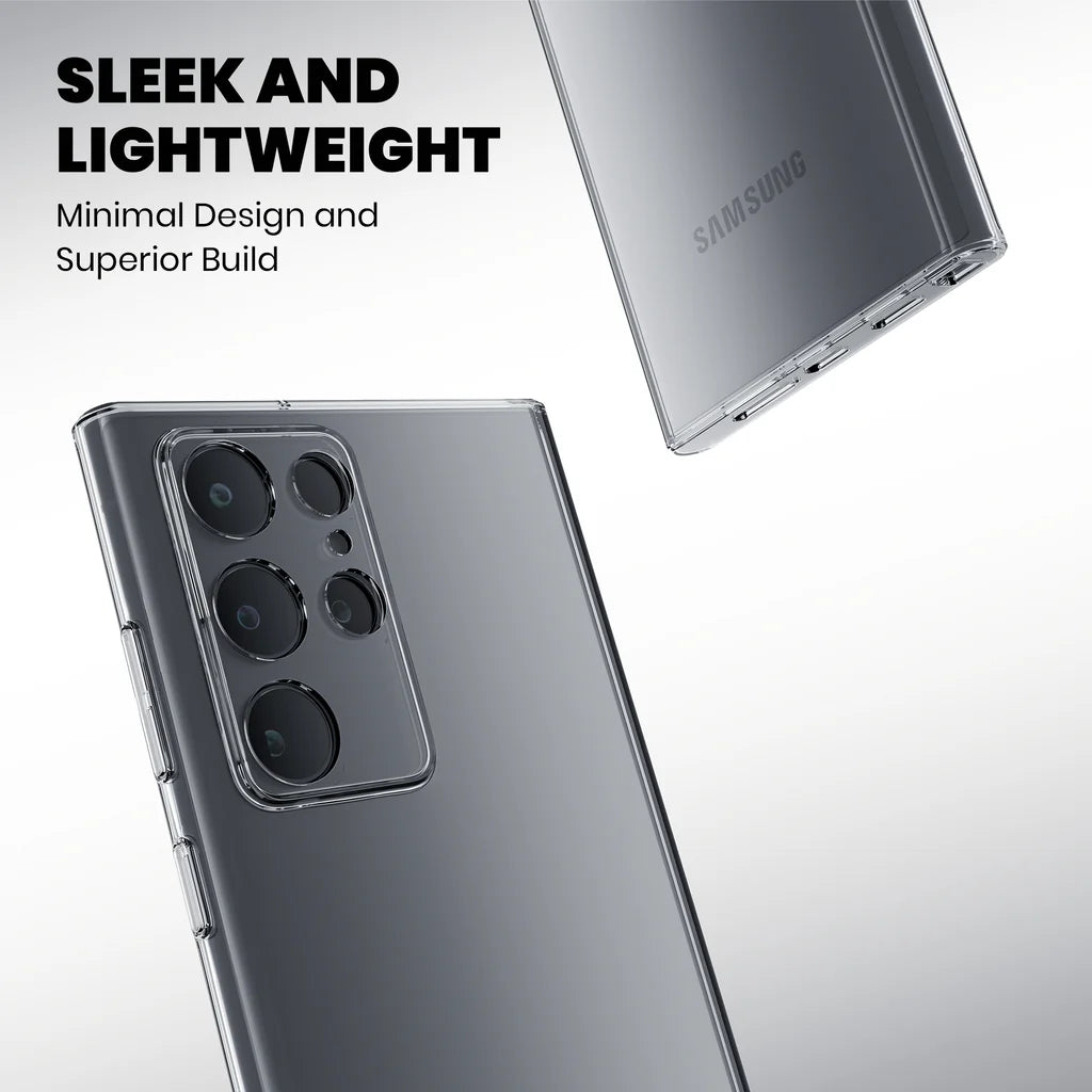 Anti-Yellow Clear Case - 2 Years warranty (Samsung s24 Ultra)