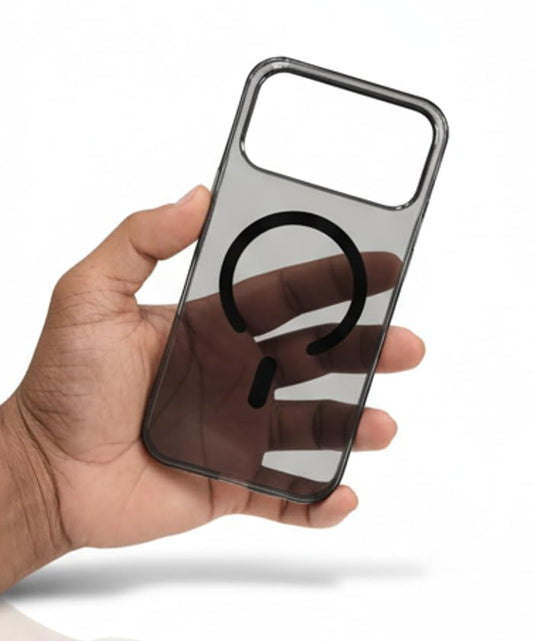 Premium Magnetic Transparent Back Cover For Iphone 17 Pro