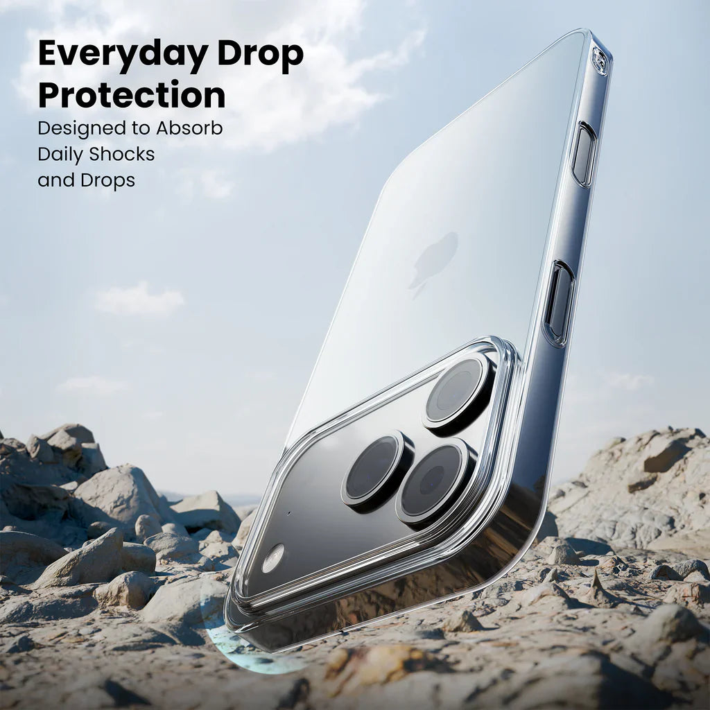 Anti-Yellow Clear Case - 2 Years warranty (Iphone 17 Pro Max)