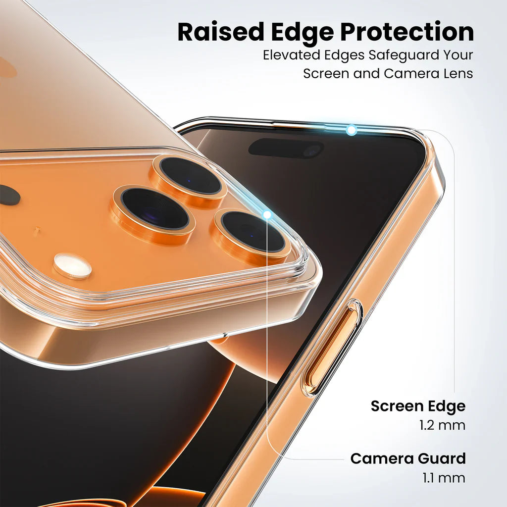 Anti-Yellow Clear Case - 2 Years warranty (Iphone 17 Pro Max)