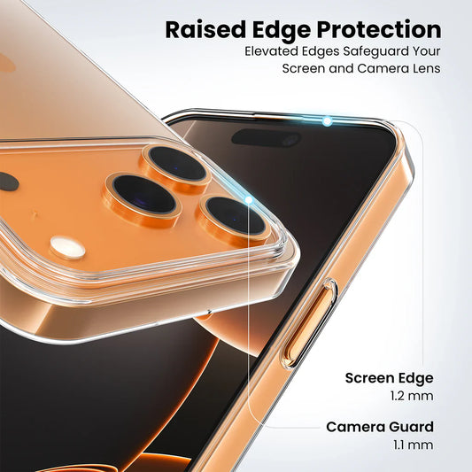 Anti-Yellow Clear Case - 2 Years warranty (Iphone 17 Pro Max)