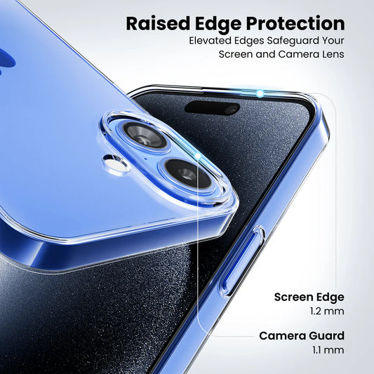 Anti-Yellow Clear Case - 2 Years warranty (Iphone 16)