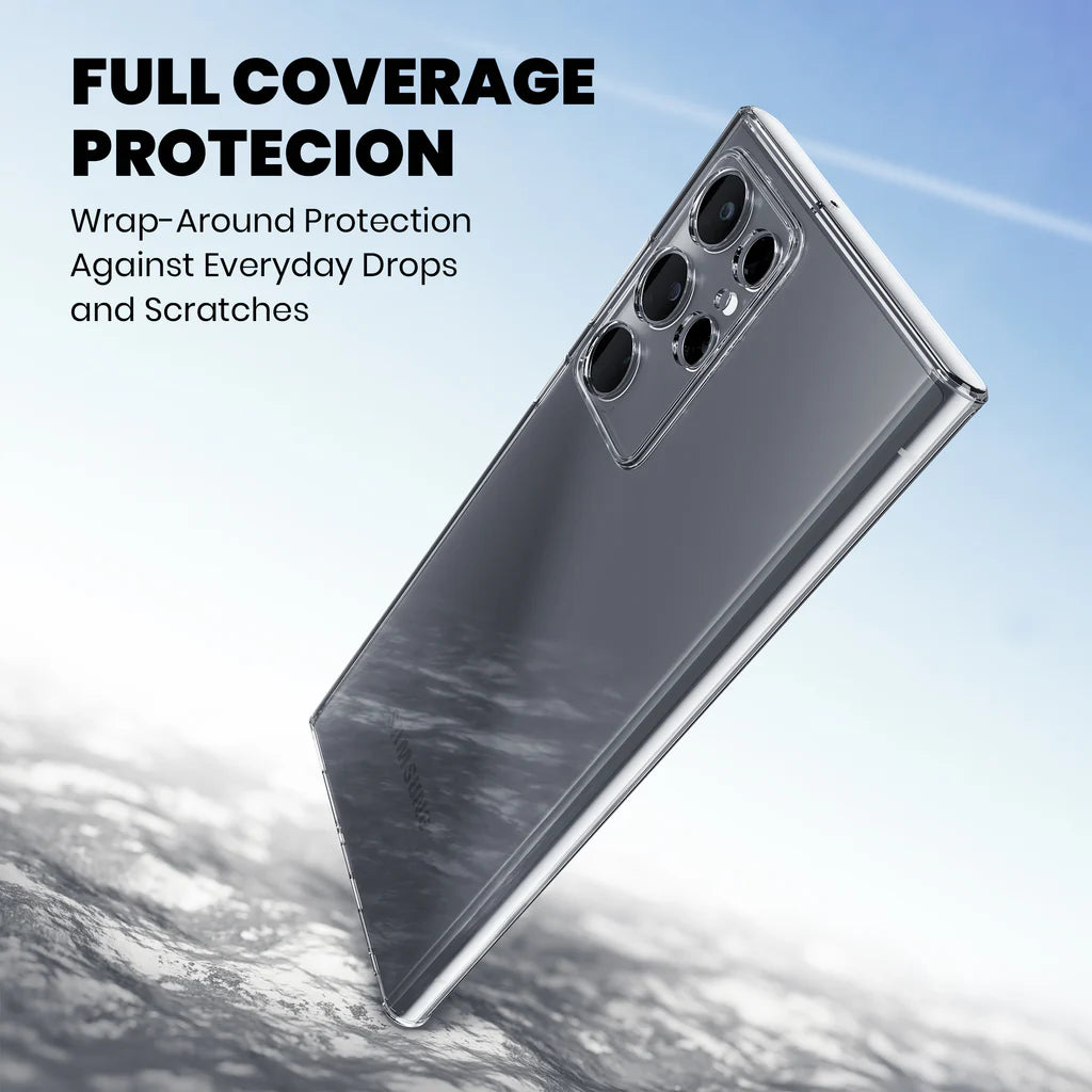 Anti-Yellow Clear Case - 2 Years warranty (Samsung s24 Ultra)