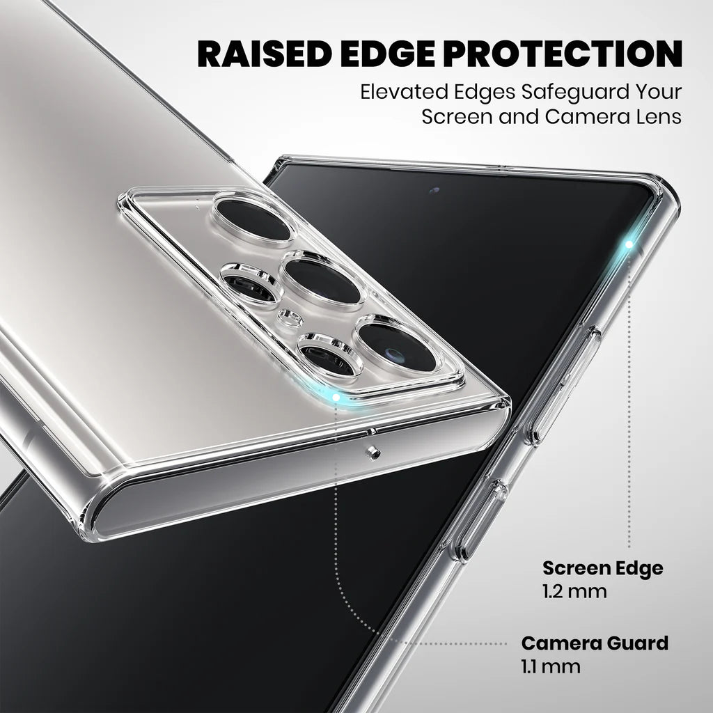 Anti-Yellow Clear Case - 2 Years warranty (Samsung s24 Ultra)