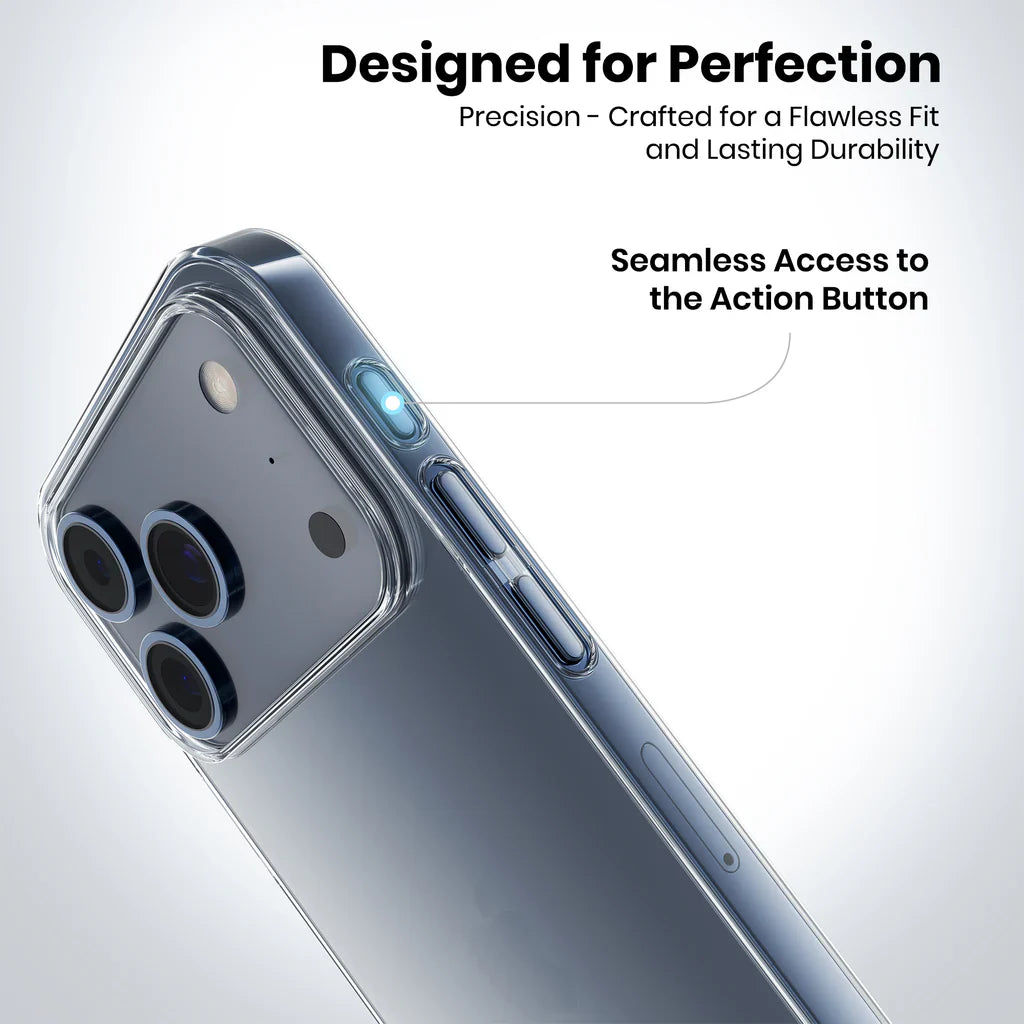 Anti-Yellow Clear Case - 2 Years warranty (Iphone 17 Pro Max)