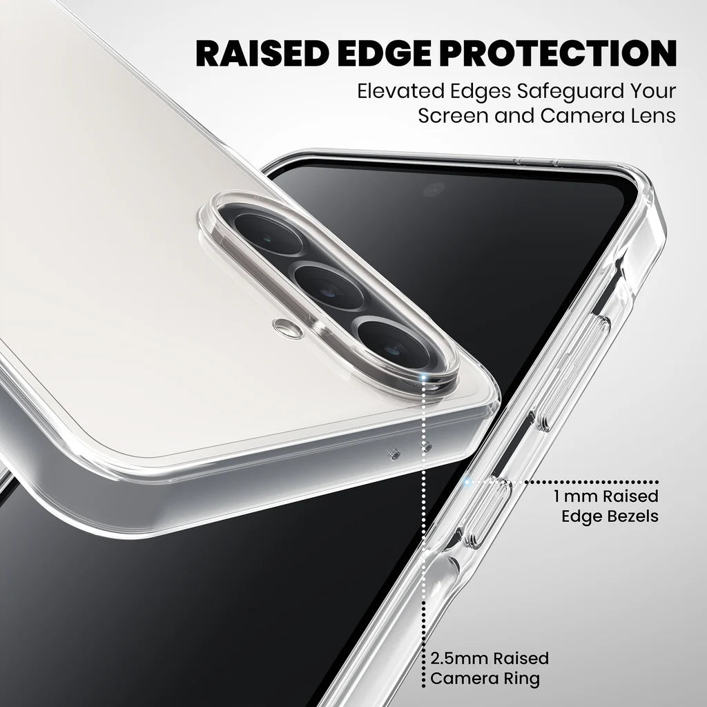 Anti-Yellow Clear Case - 2 Years warranty (Samsung A35)