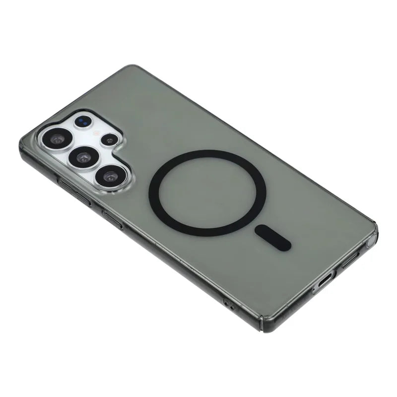 Magnetic Transparent Back Cover for Samsung Galaxy S22 Ultra
