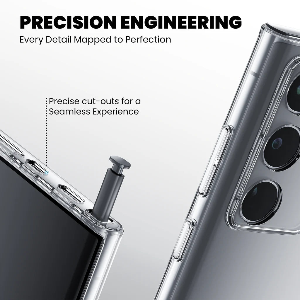 Anti-Yellow Clear Case - 2 Years warranty (Samsung s24 Ultra)