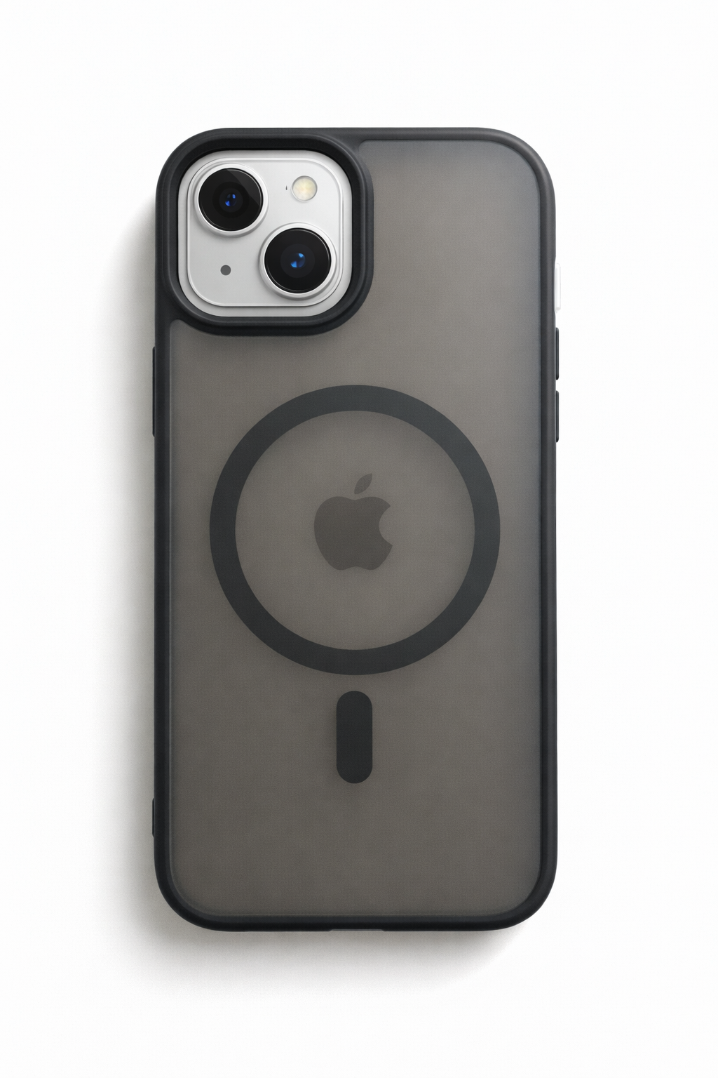 Premium Smoke Magnetic Transparent Back Cover For Iphone 15