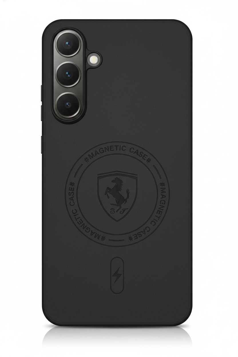 Magnetic Back Cover Case for Samsung Galaxy A55 | Matte Finish | MagSafe Compatible | Shockproof Protection