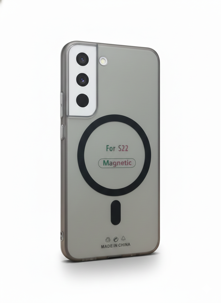 Magnetic Transparent Back Cover for Samsung Galaxy S22