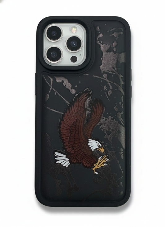 The Sovereign Skies: Majestic Eagle Matte Impact Case (Iphone, 13,14,15,13 Pro,14 Pro,15 Pro,16 Pro)