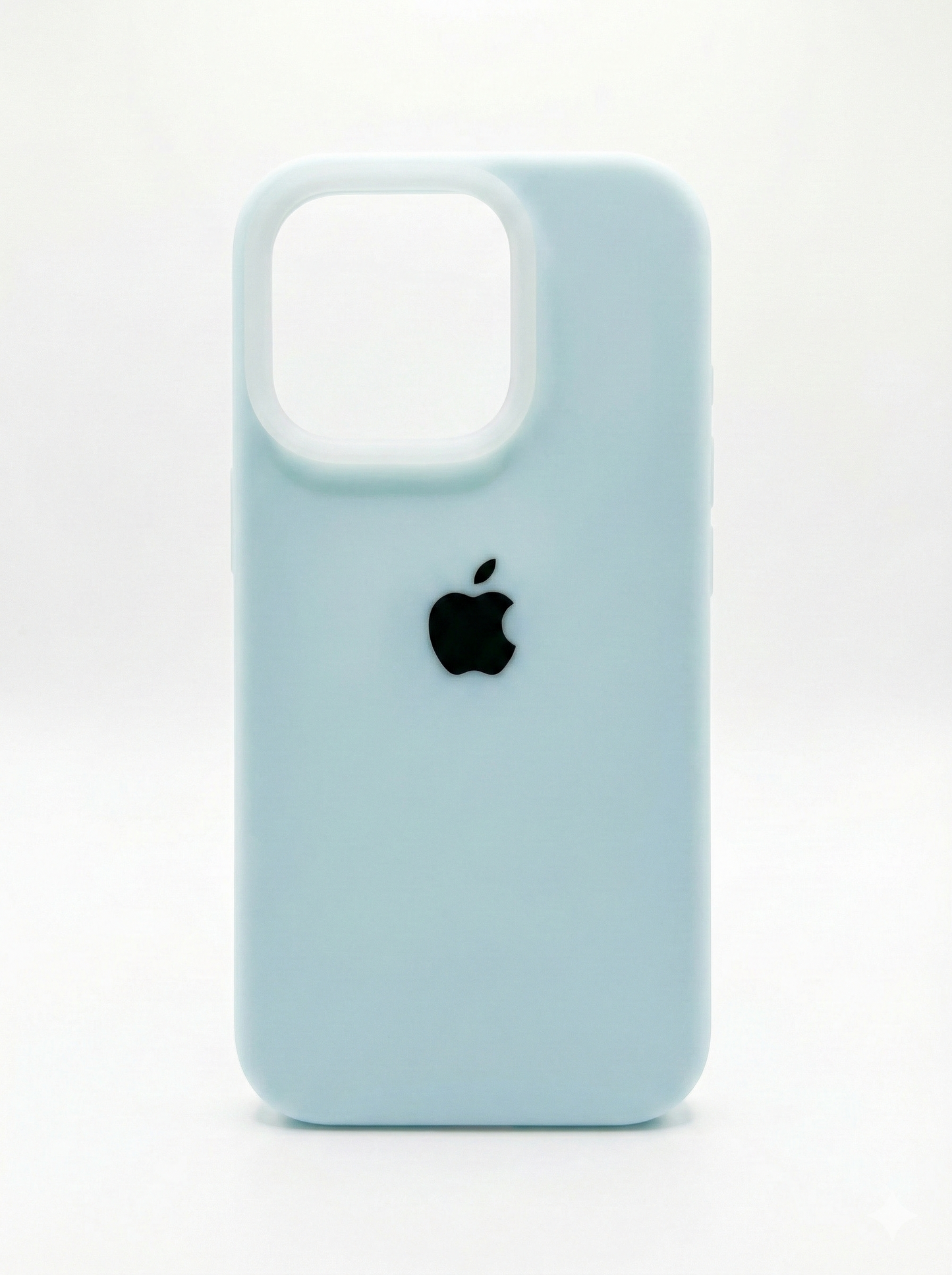 Premium Silicone Back Cover For Iphone 16 Pro - Sea Blue