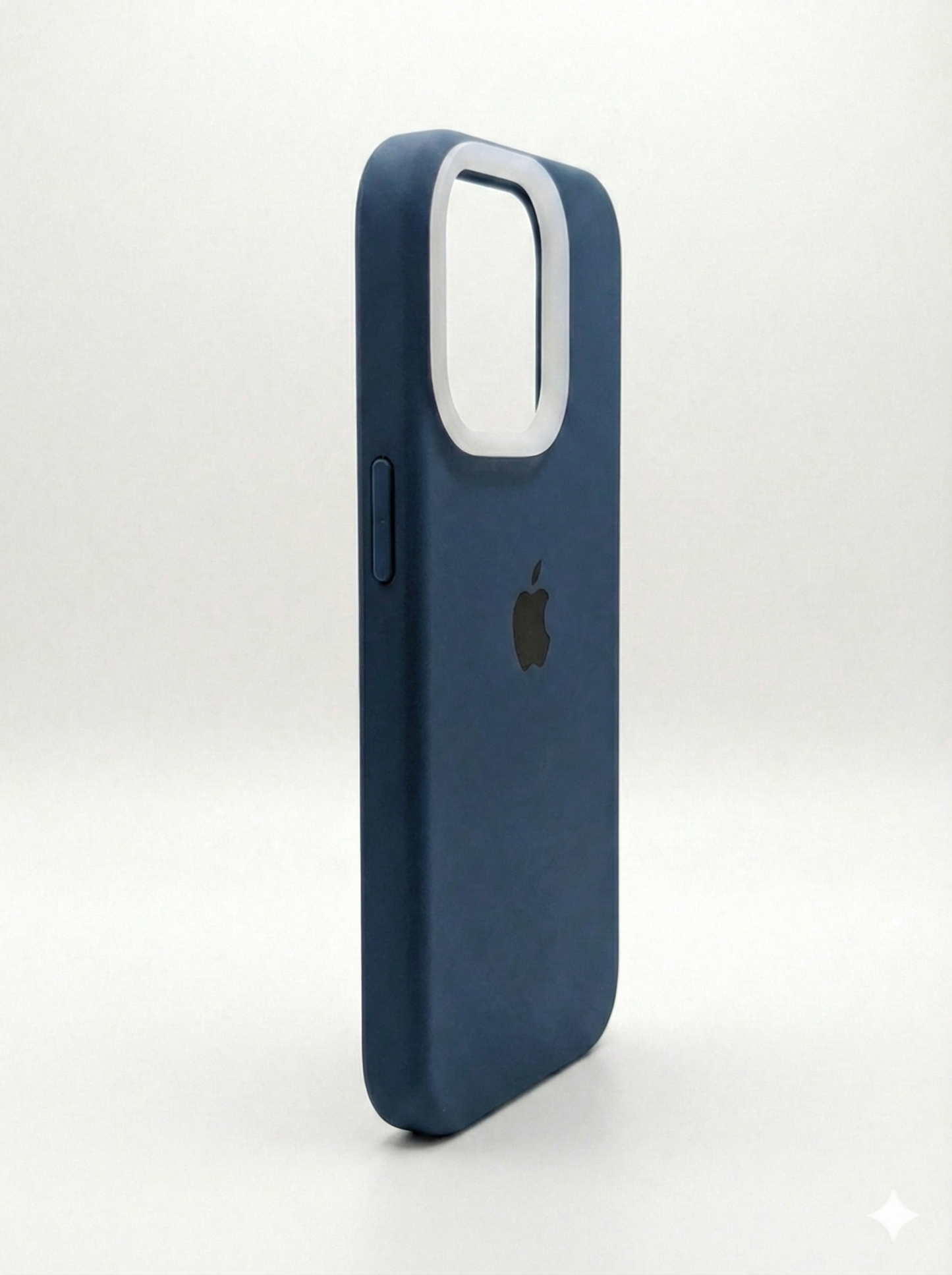 Premium Silicone Back Cover Iphone 15 - Midnight Blue