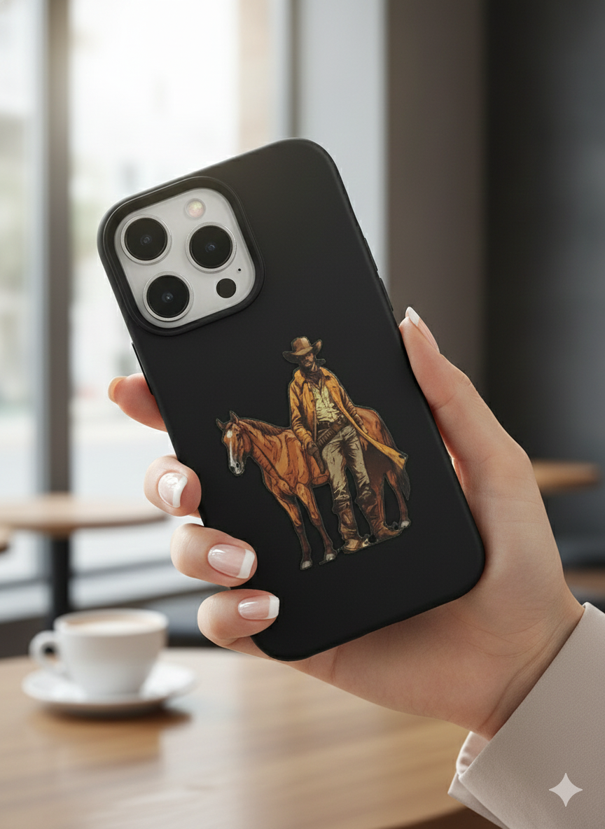 The Outlaw Legend: Frontier Justice Matte Case (Iphone, 13,14,15,13 Pro,14 Pro,15 Pro,16 Pro)