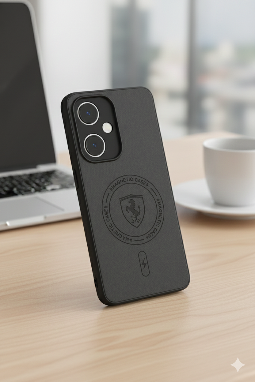 Magnetic Matte Back Cover for OnePlus Nord CE 3 Lite | Slim Shockproof Case | Premium Finish