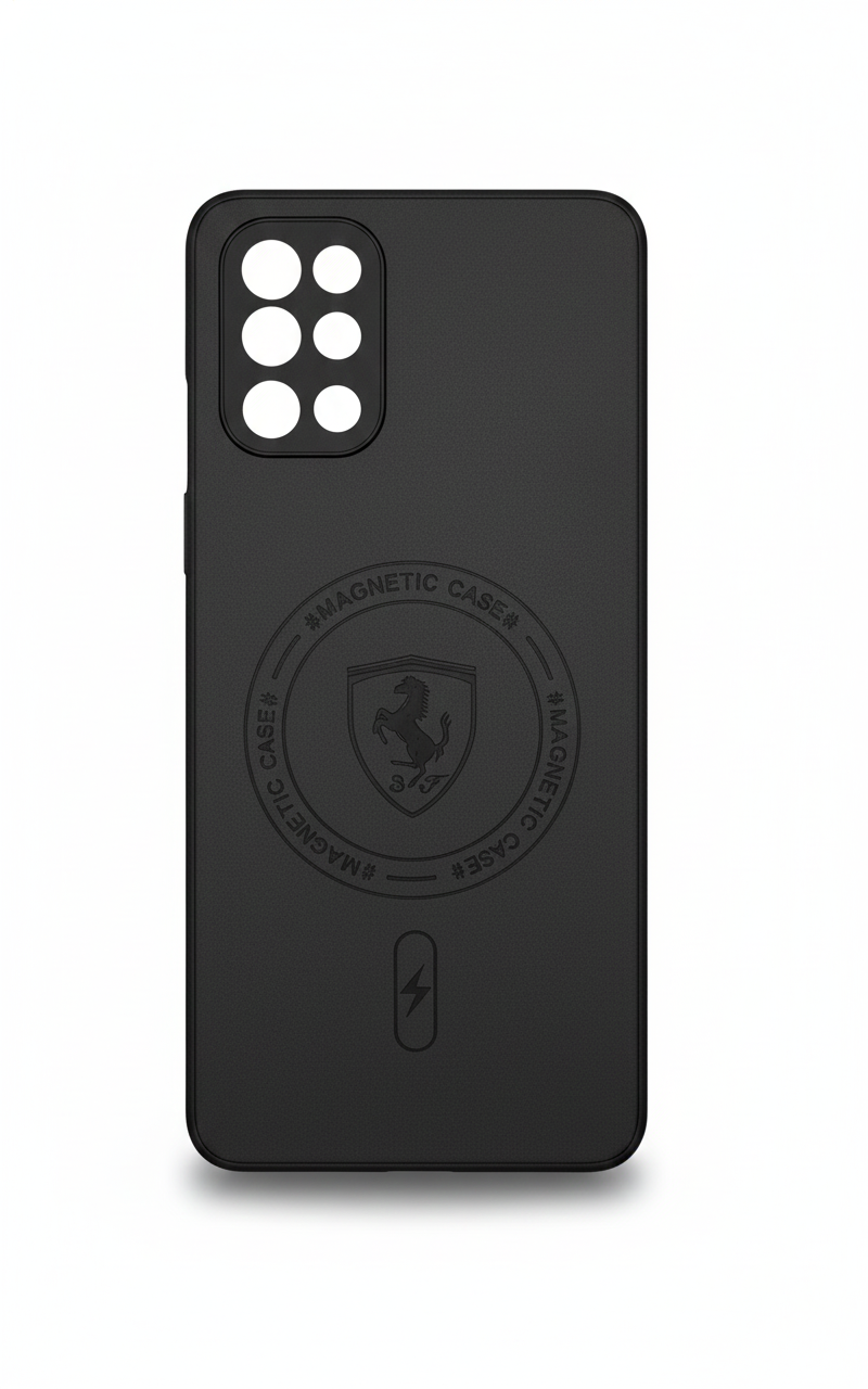 Magnetic Matte Back Cover for OnePlus 8T | Slim Shockproof Case | Premium Black Finish