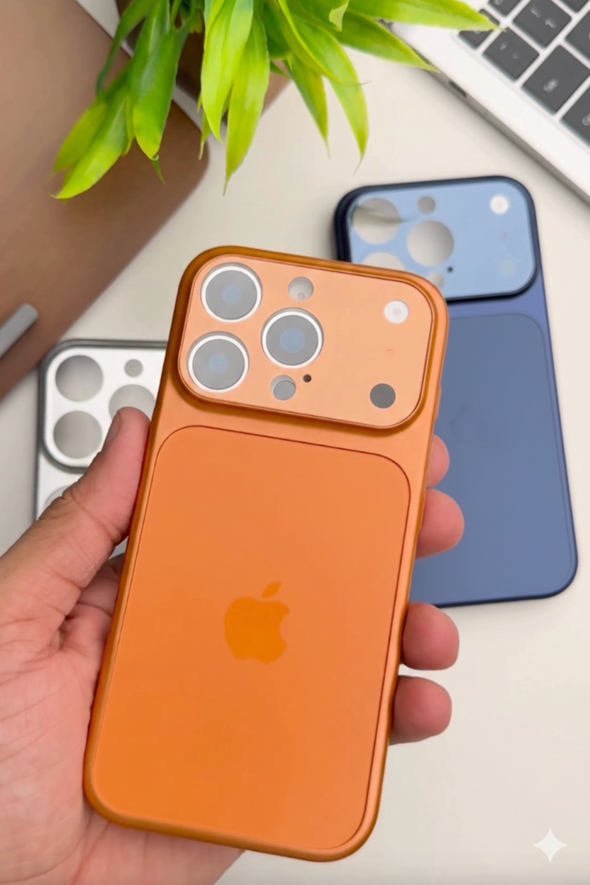 Converter Back Cover - IPhone 15 Pro to IPhone 17 Pro  - Orange