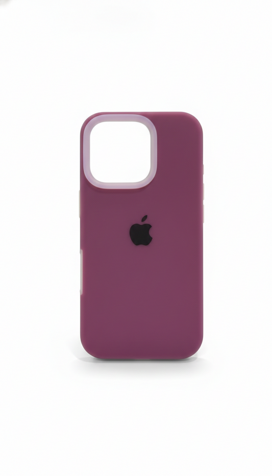 Premium Silicon Back Cover Iphone 14 - Purple
