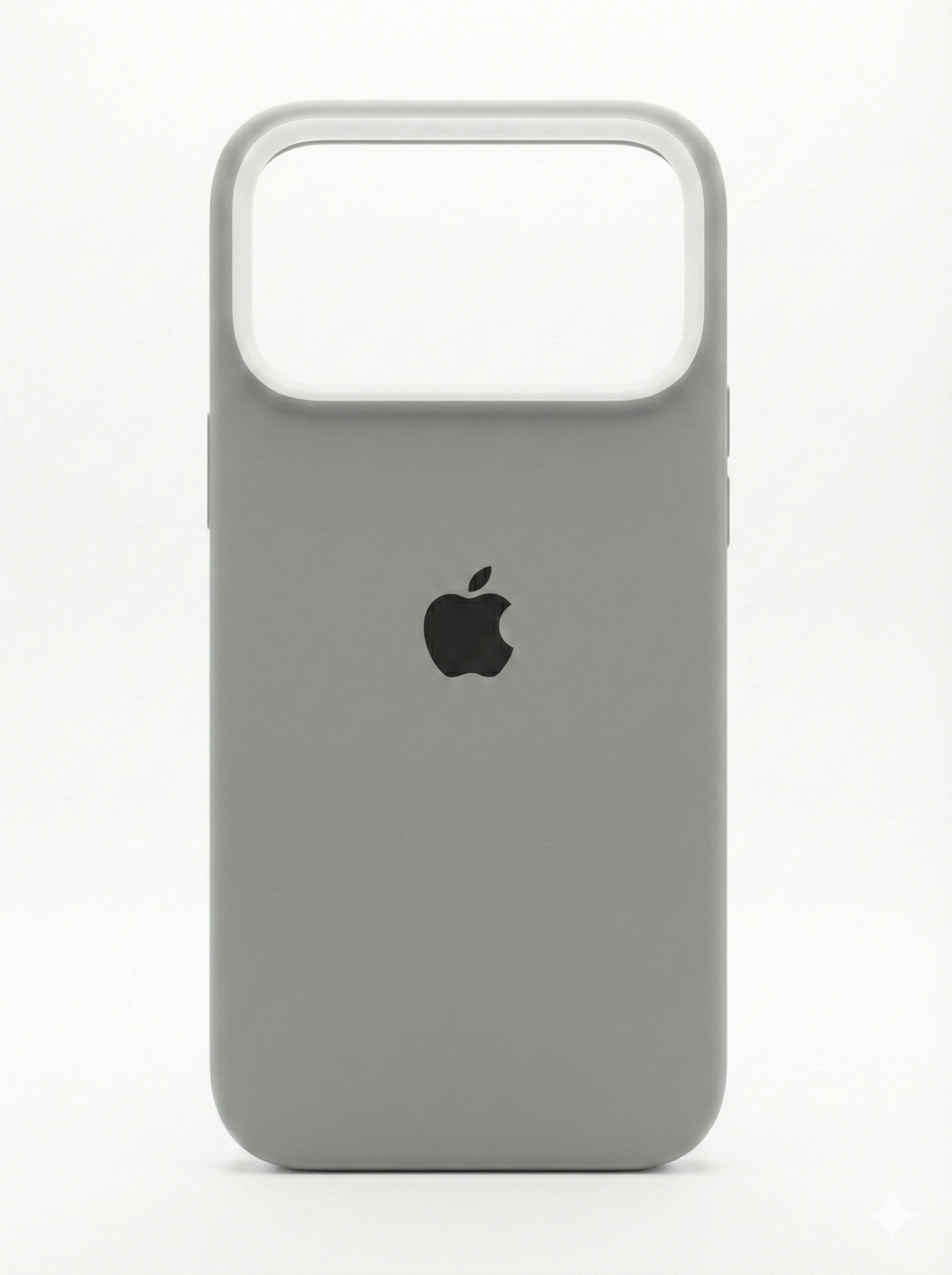 Premium Silicone Back Cover For Iphone 17 Pro max - Grey