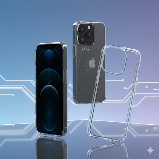 Anti-Yellow Clear Case - 2 Years warranty - Iphone (13 Plus/Pro Max, 14 Plus/Pro Max, 15Plus/Pro Max, 16 Pro Max)