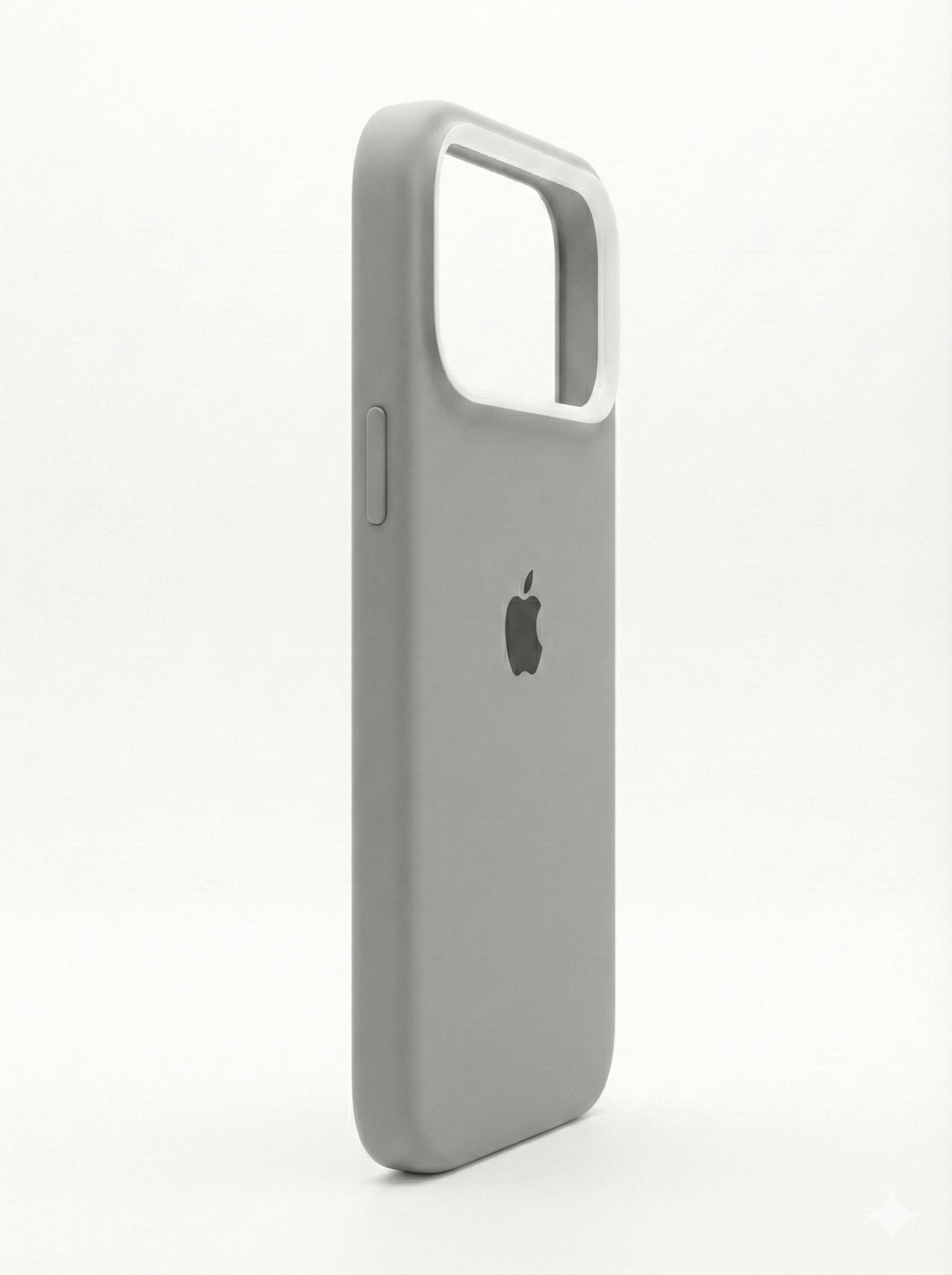 Premium Silicone Back Cover For Iphone 17 Pro max - Grey