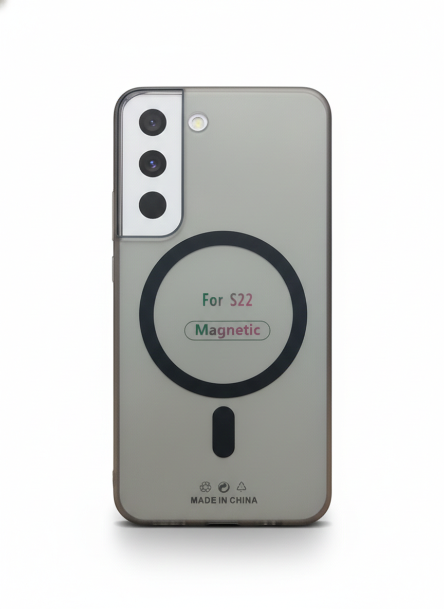 Magnetic Transparent Back Cover for Samsung Galaxy S22