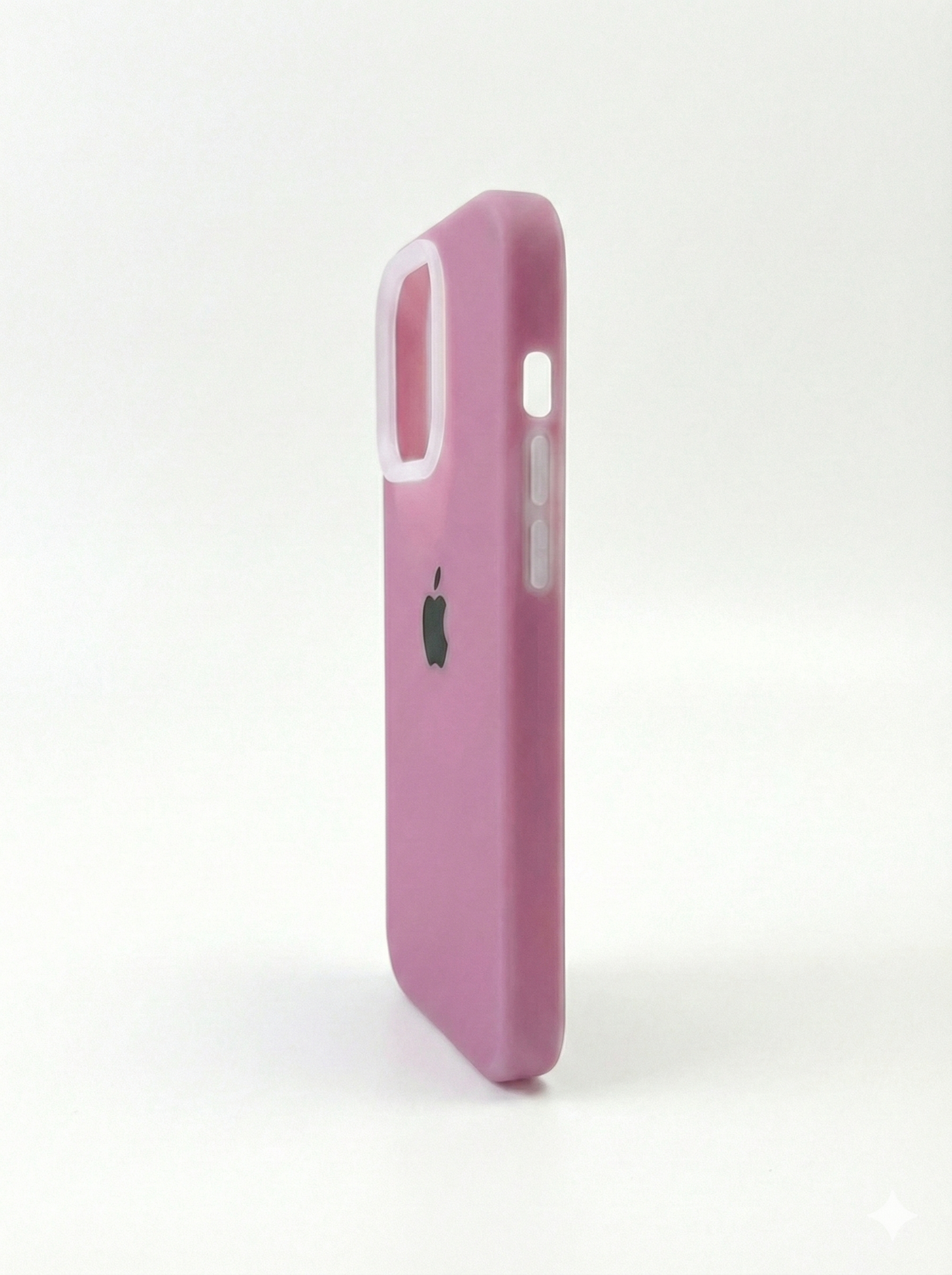 Premium Silicone Back Cover For Iphone 16 Pro - Purple