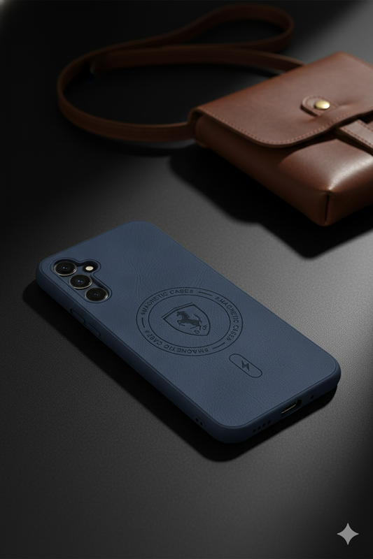 Magnetic Back Cover Case for Samsung Galaxy M34 | Matte Finish | MagSafe Compatible | Shockproof Protection