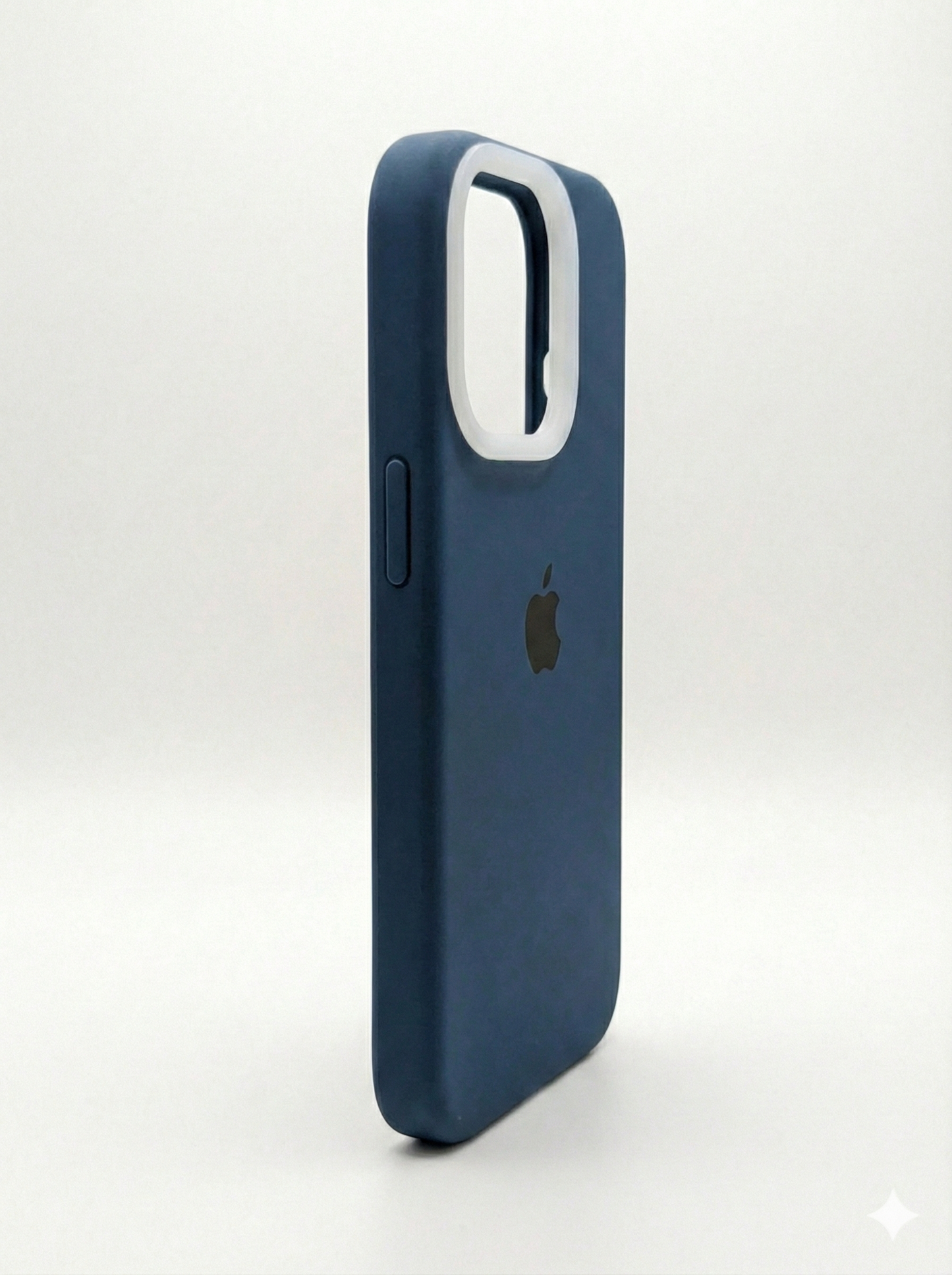 Premium Silicone Back Cover Iphone 15 - Midnight Blue