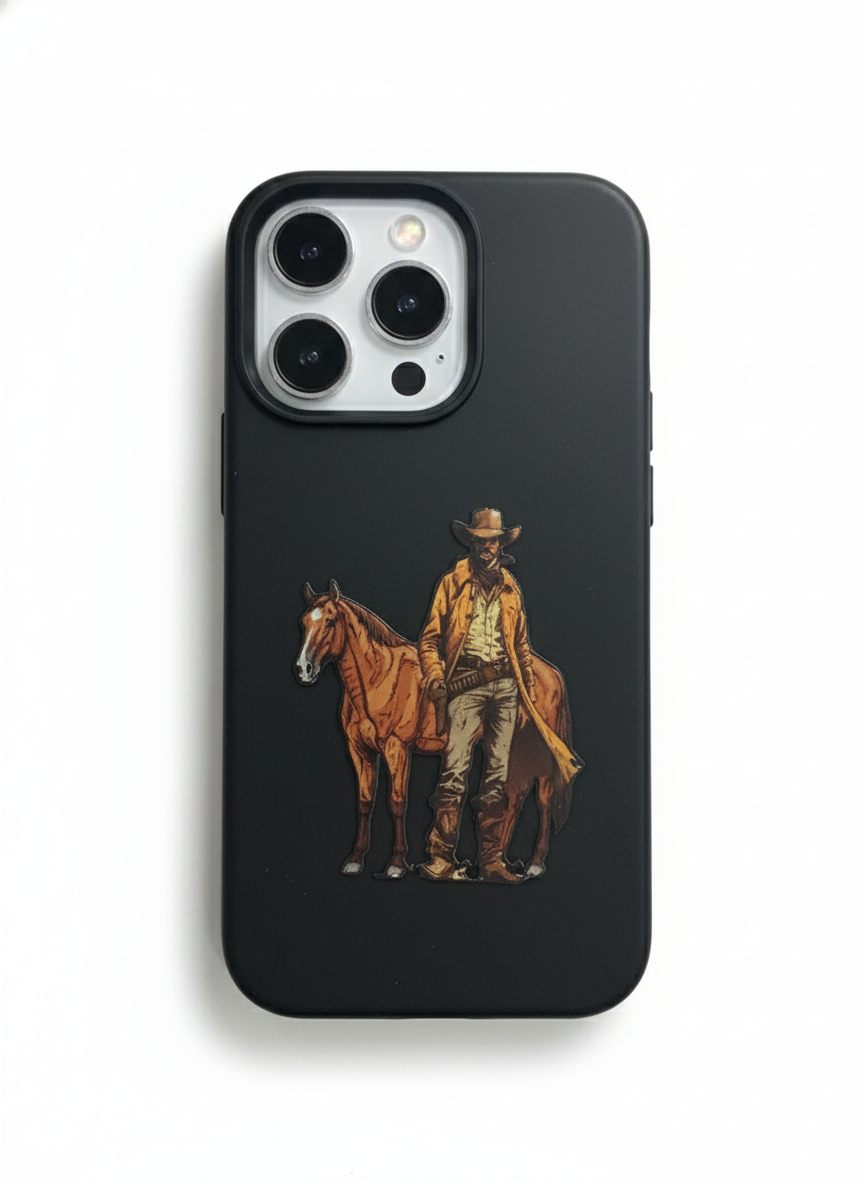 The Outlaw Legend: Frontier Justice Matte Case (Iphone, 13,14,15,13 Pro,14 Pro,15 Pro,16 Pro)