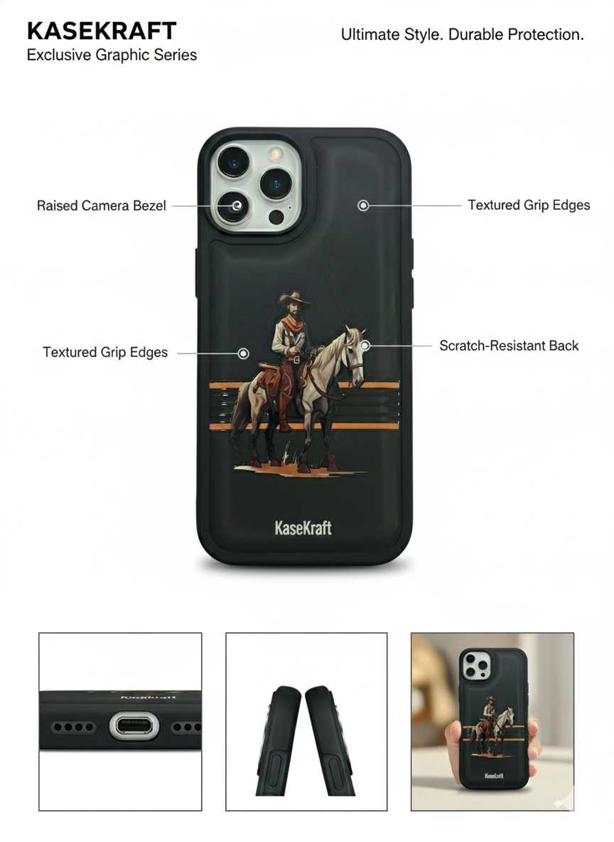 The Desert Drifter: Western Frontier Matte Case (Iphone, 13,14,15,13 Pro,14 Pro,15 Pro,16 Pro)
