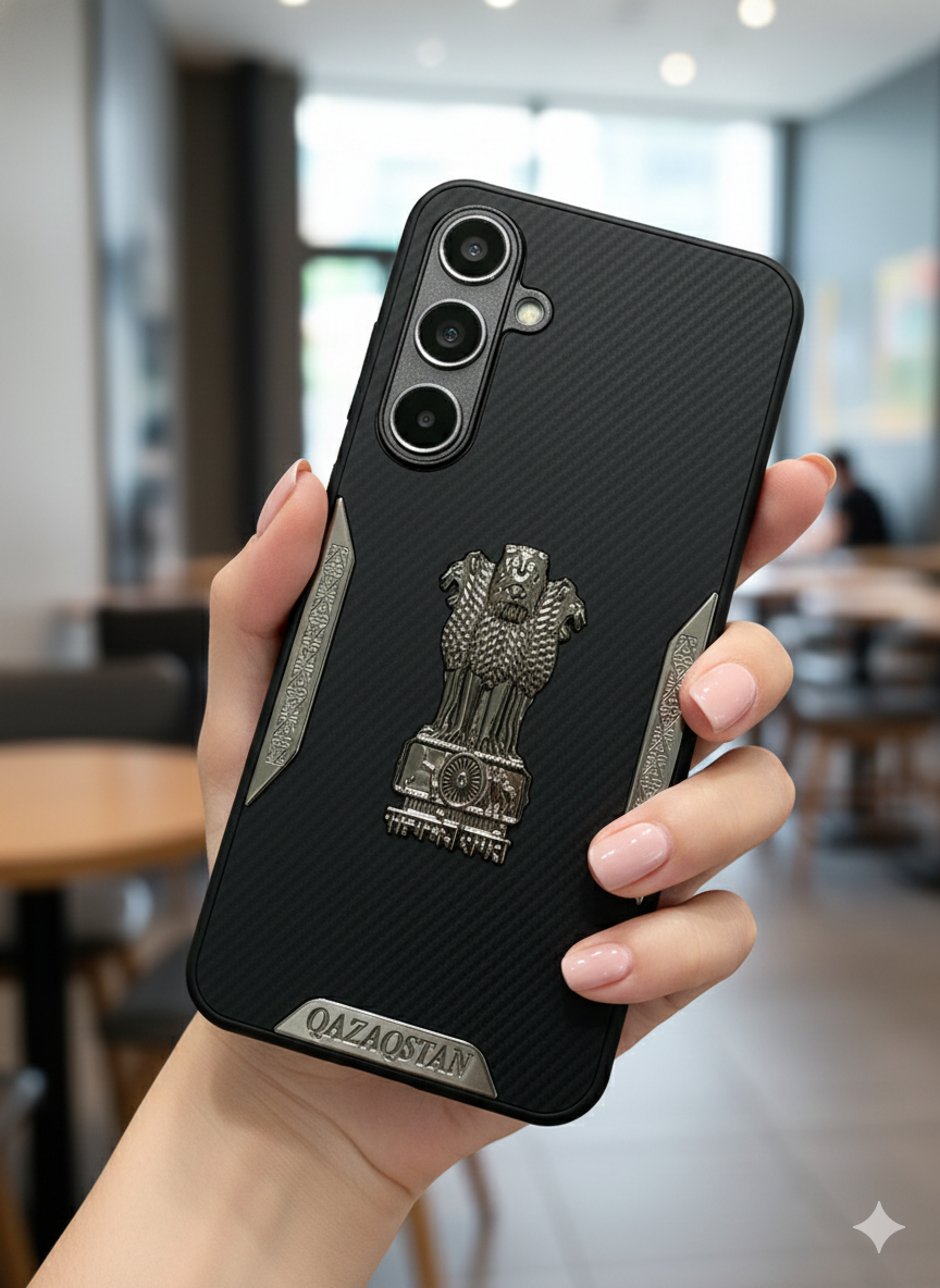 Premium Back Cover Case for Samsung Galaxy A35- Ashoka  Emblem