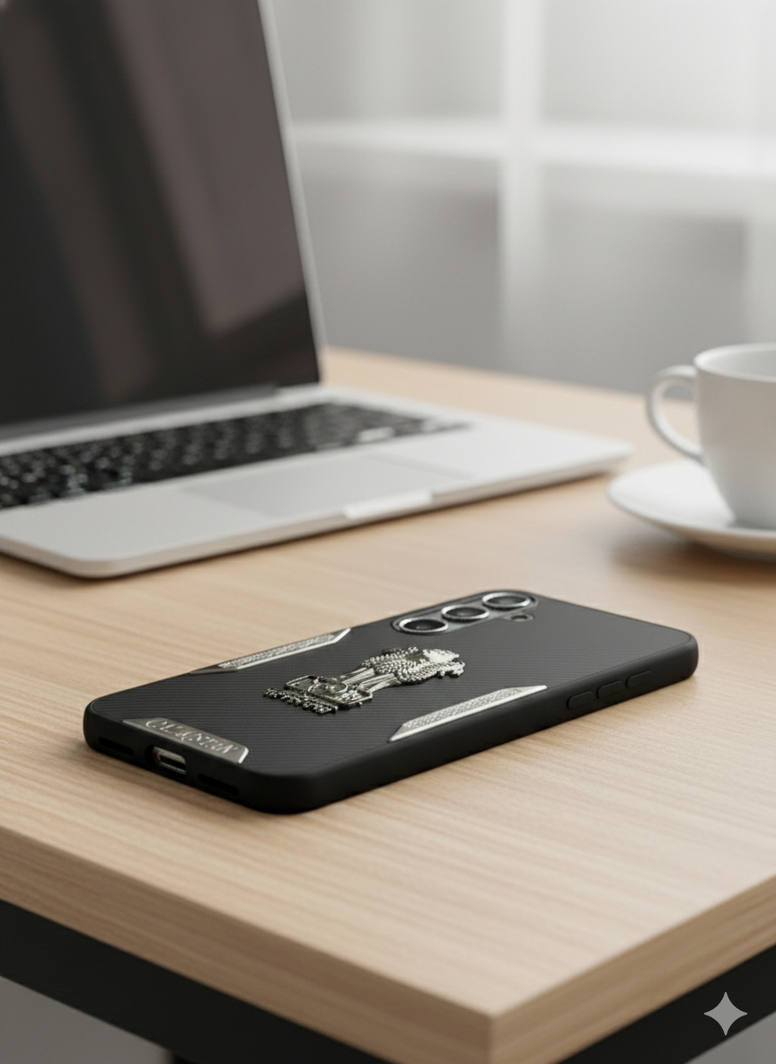 Premium Back Cover Case for Samsung Galaxy A35- Ashoka  Emblem