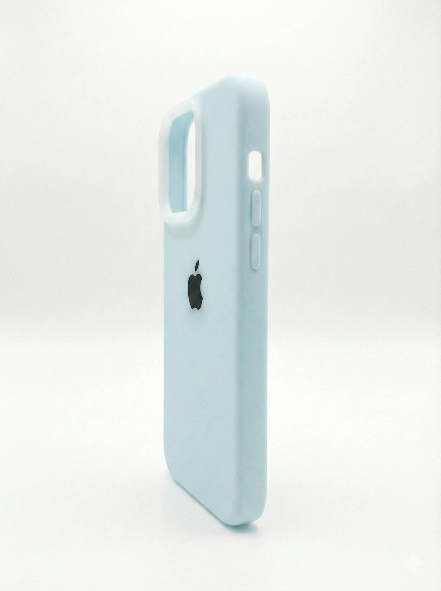 Premium Silicone Back Cover For Iphone 16 Pro - Sea Blue