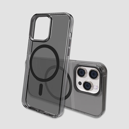 Premium Magnetic Transparent Back Cover For Iphone 15 Pro Max