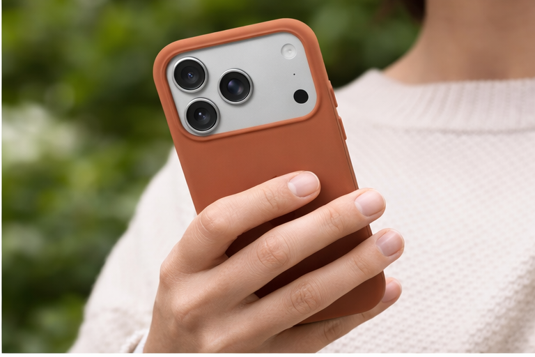 Premium Silicone Back Cover Iphone 17 Pro - Clay