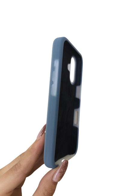 Premium Silicon Case Iphone 17 -Blue