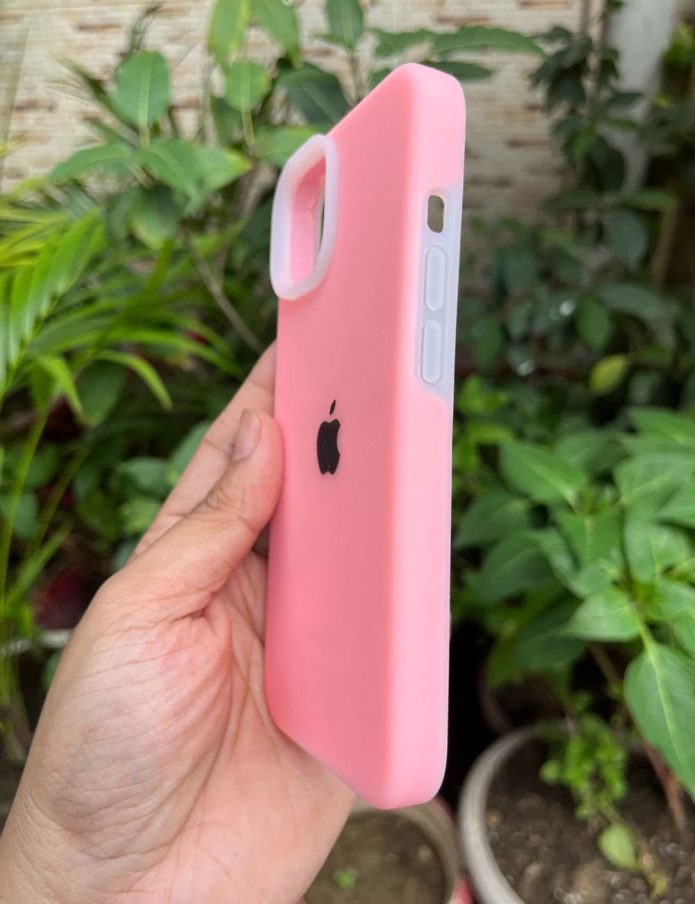 Premium Silicon Back Cover Iphone 14 - Pink