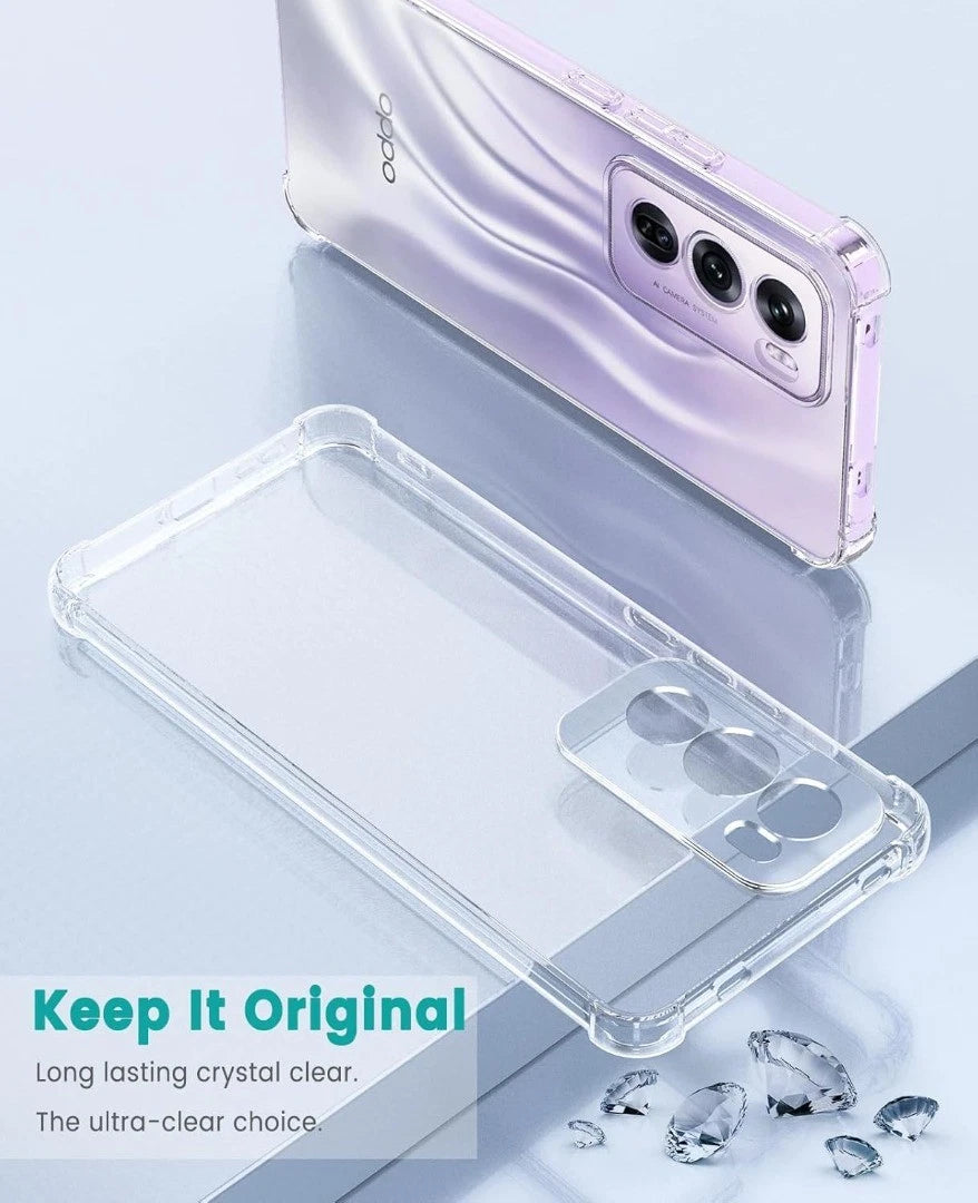 Anti-Yellow Clear Case - 2 Years warranty (Oppo RENO 13)