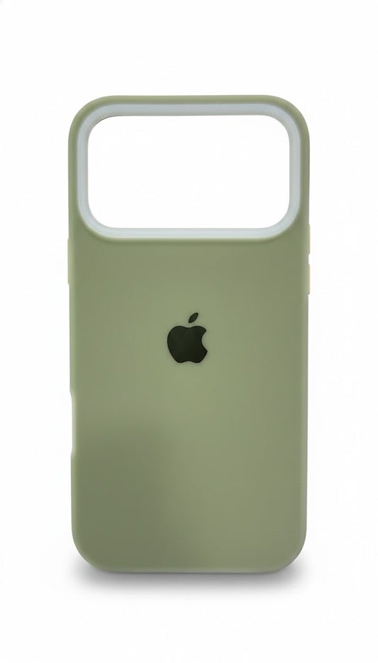 Premium Silicone Back Cover Iphone 17 Pro - Green