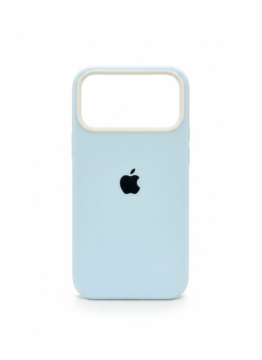 Premium Silicone Back Cover Iphone 17 Pro - Sea Blue